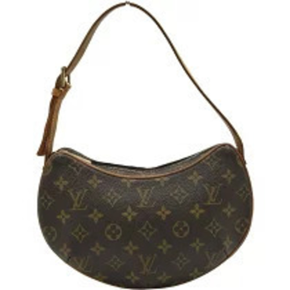 Louis Vuitton Pochette Croissant Brown Monogram Handbag
